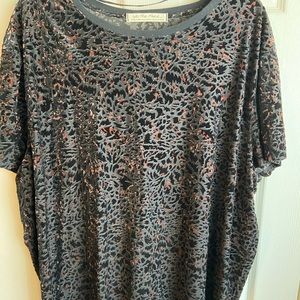 We the free burnout leopard print tunic